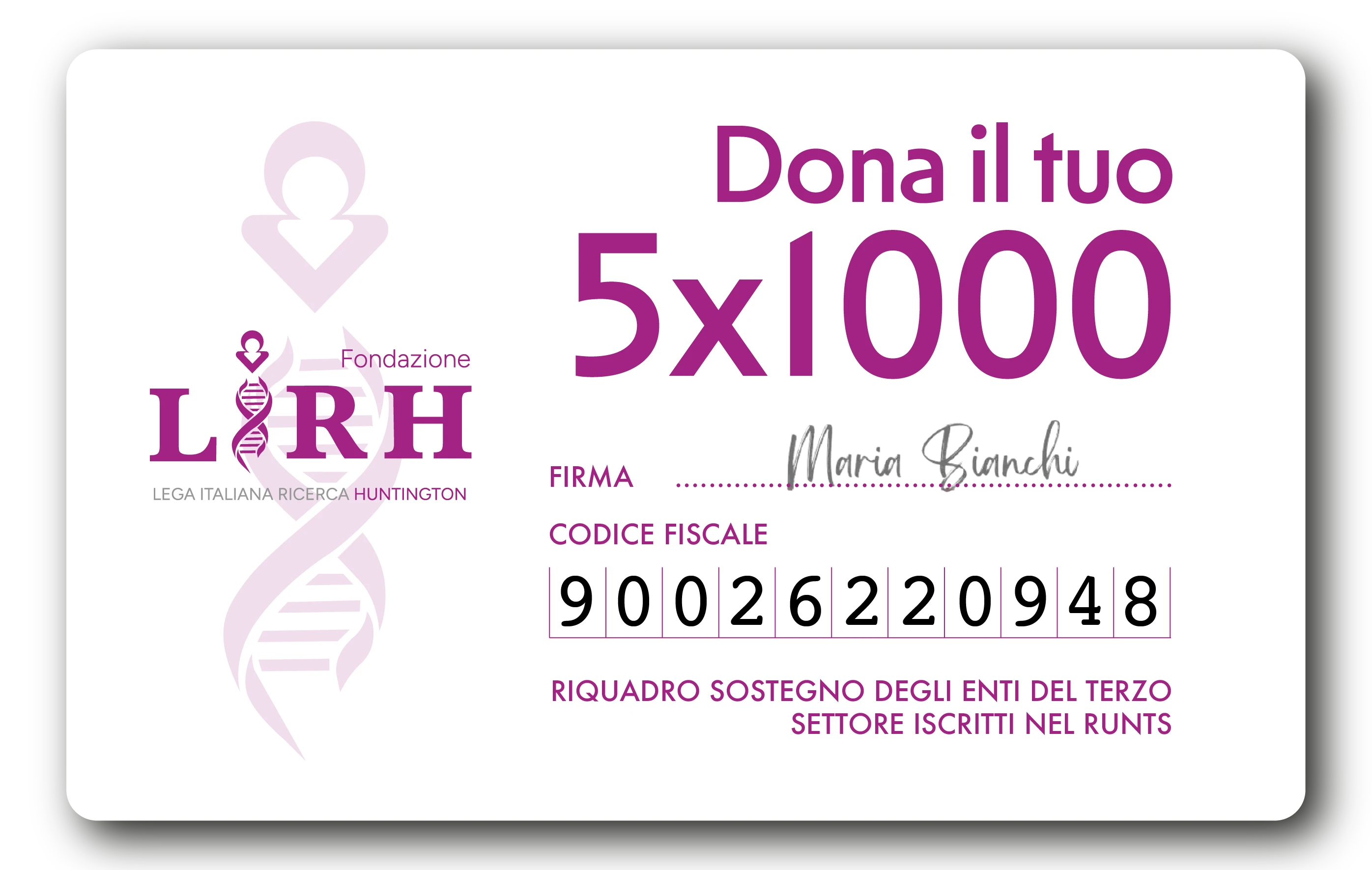 Sostinieci ora Dona il 5xMILLE alla LIRH