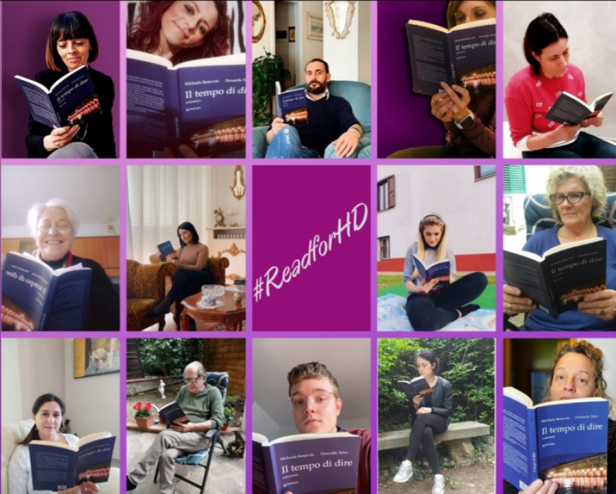 #ReadforHD campagna sostegno malattia di Huntigton