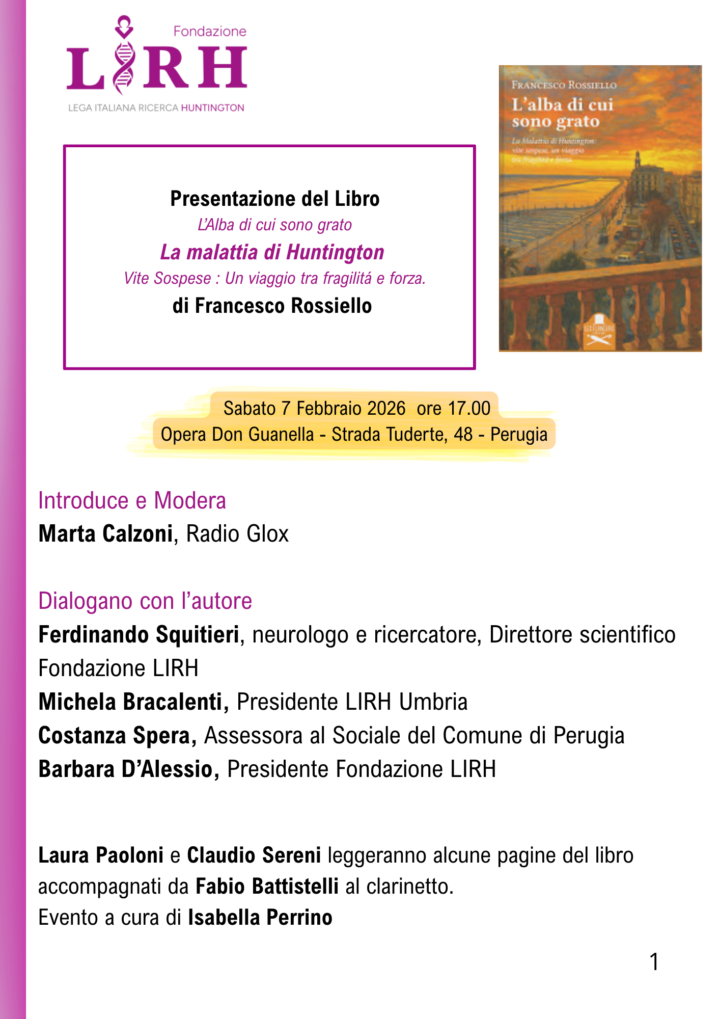 Perugia 7 febbraio 2026