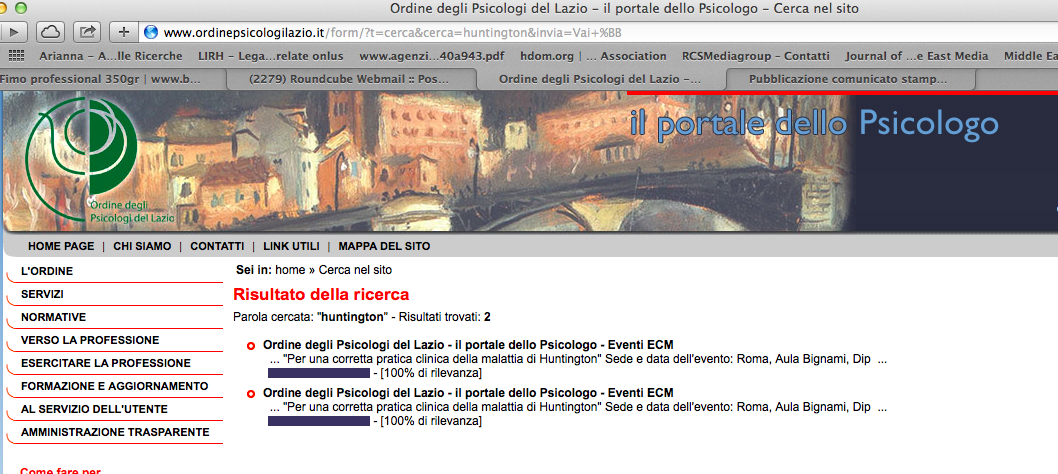 Per una corretta pratica clinica della Malattia di Huntington - Roma