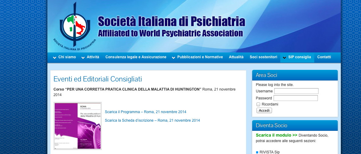 Per una corretta pratica clinica della Malattia di Huntington - Roma