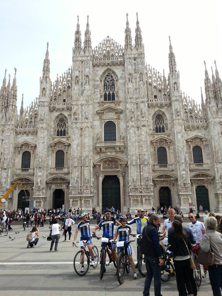 L'arrivo in piazza Duomo