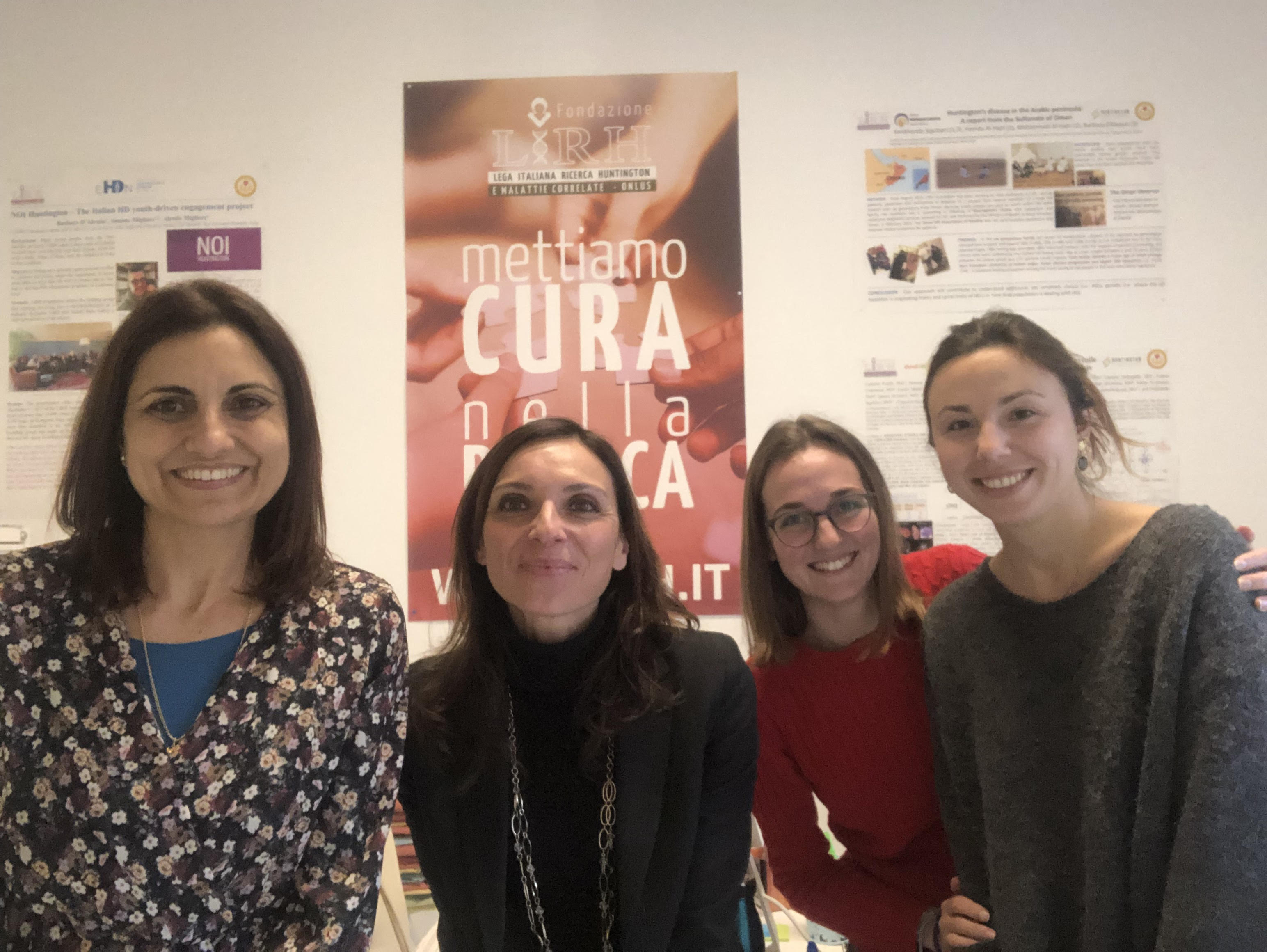 Alessia, Barbara, Consuelo, Ludovica in sede Fondazione LIRH