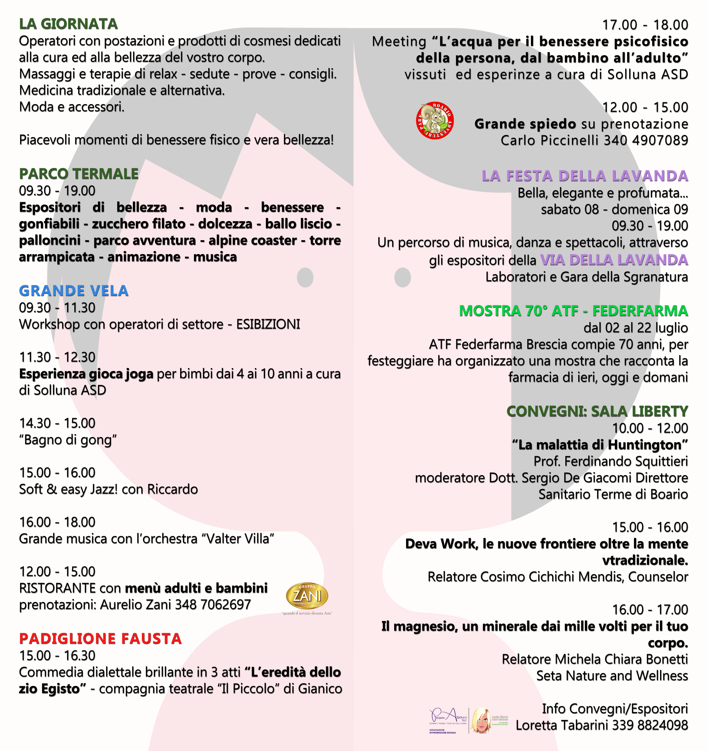 Convegno a Darfo Boario (BS), 9 luglio 2017