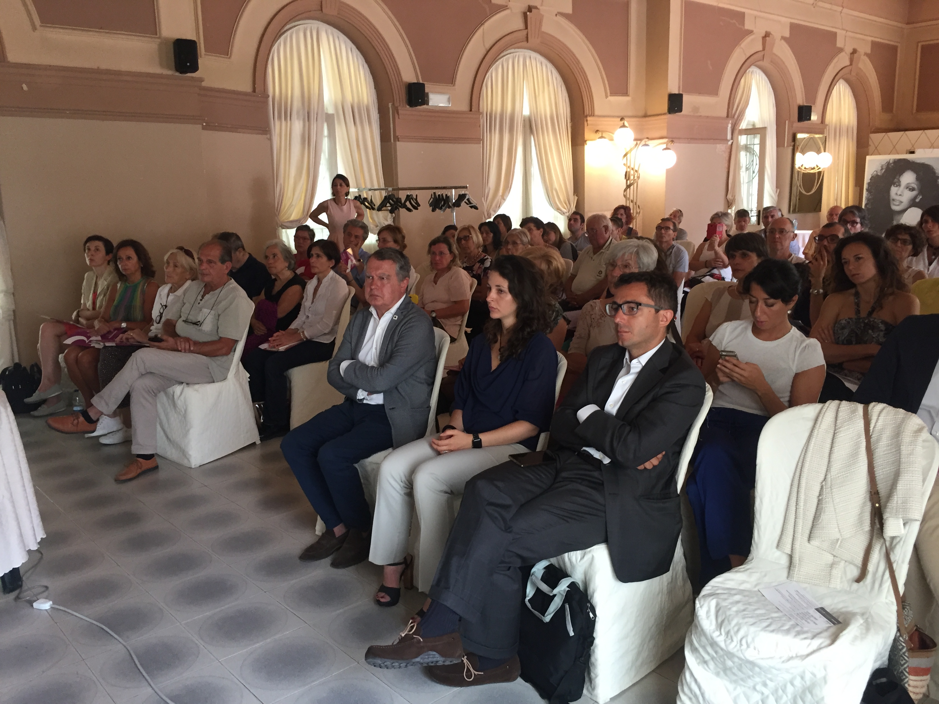 Sala convegni Parco delle Terme di Boario -9 luglio 2017