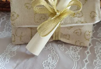 Bigliettino nozze d'oro