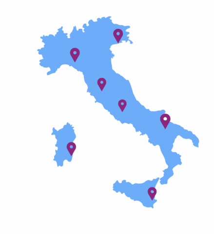 La rete LIRH in Italia