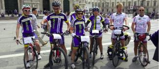 Tappa italiana del Cross Country for HD: in bici per sensibilizzare