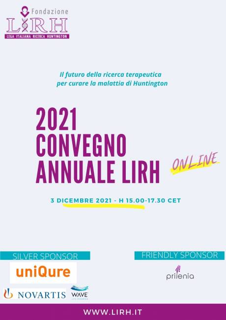 Convegno Annuale LIRH 2021 - locandina